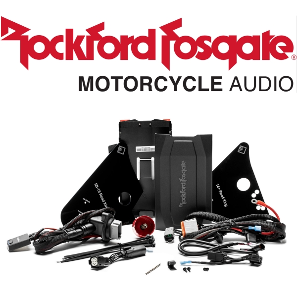 Rockford Fosgate RFK-HDRK Audio Kit für Verstärker TM400X4ad für Harley Davidson Road King ab 1998